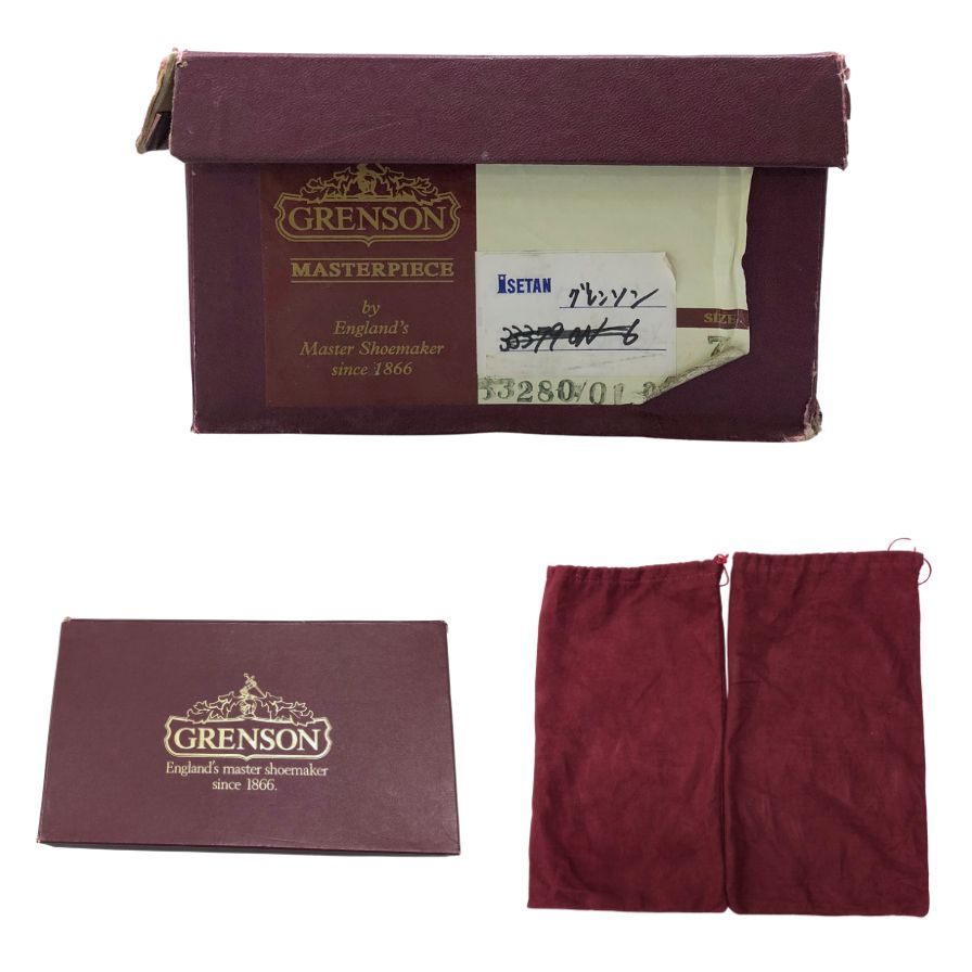 【GRENSON】グレンソン ビジネスシューズ バーガンディ ボルドー サイズ 8.5E ラスト