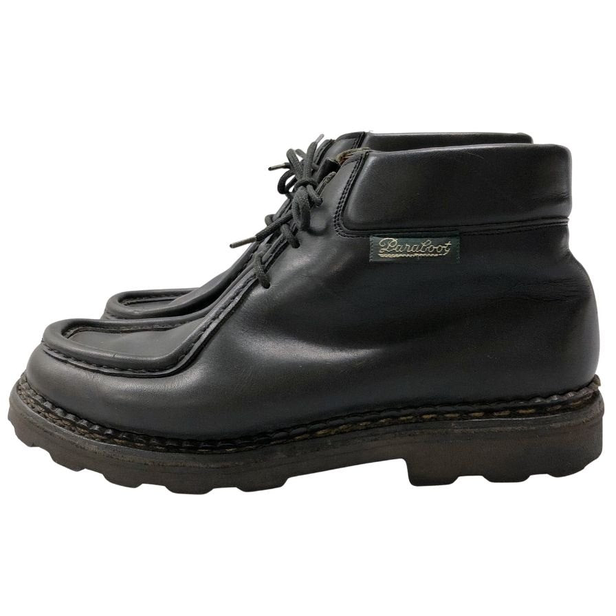 希少 デカタグ【Paraboot】パラブーツ ミリー チロリアン ブーツ ブラック サイズ 40
