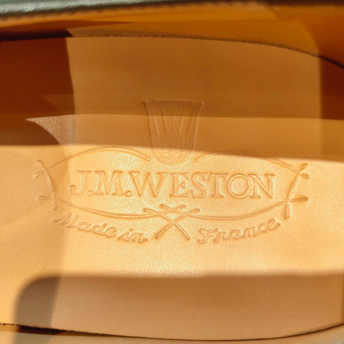 新品未使用 【J.M.WESTON】ジェイエムウエストン 180 シグニチャーローファー ボックスカーフ ハンターグリーン サイズ UK6.5D 41ラスト定価¥151,800-