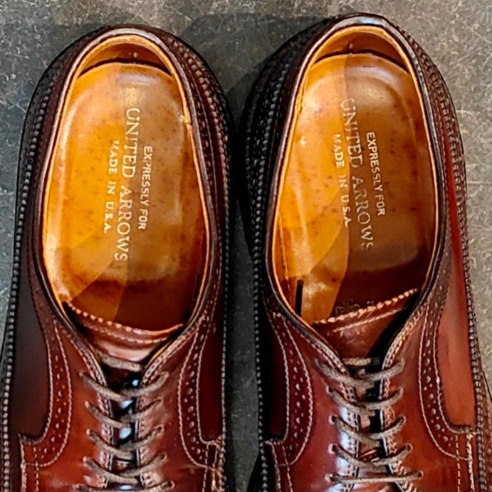 【ALDEN】オールデン 975 LWB コードバン ダークバーガンディ サイズ US7D バリーラスト 参考定価¥214,500-