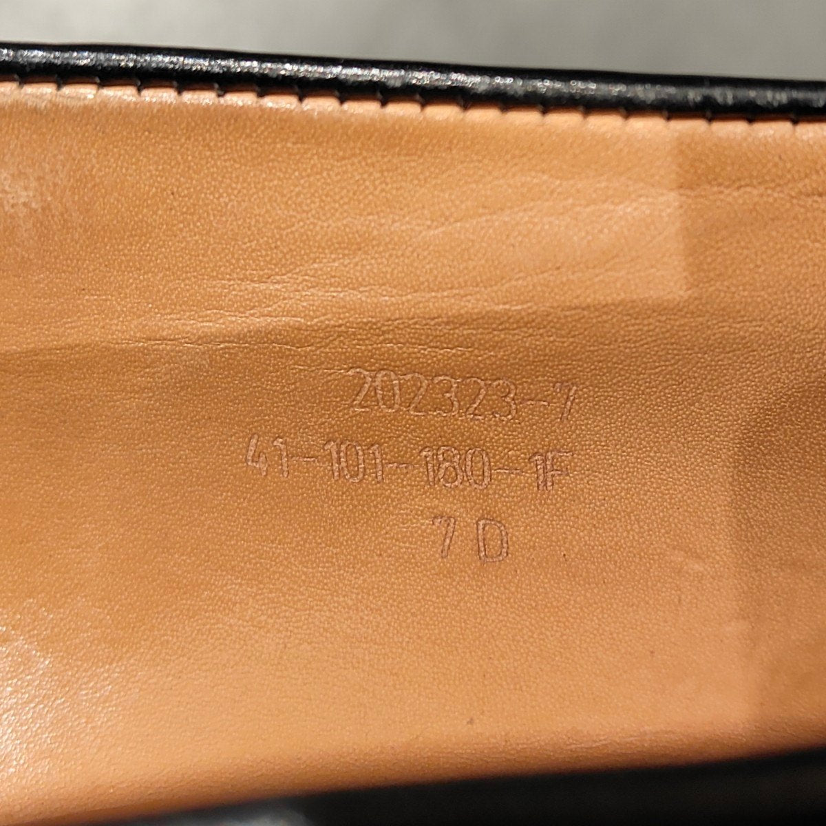 【J.M.WESTON】ジェイエムウエストン 180 シグニチャーローファー ボックスカーフ ブラック サイズ UK7D 41ラスト 定価¥156,200-