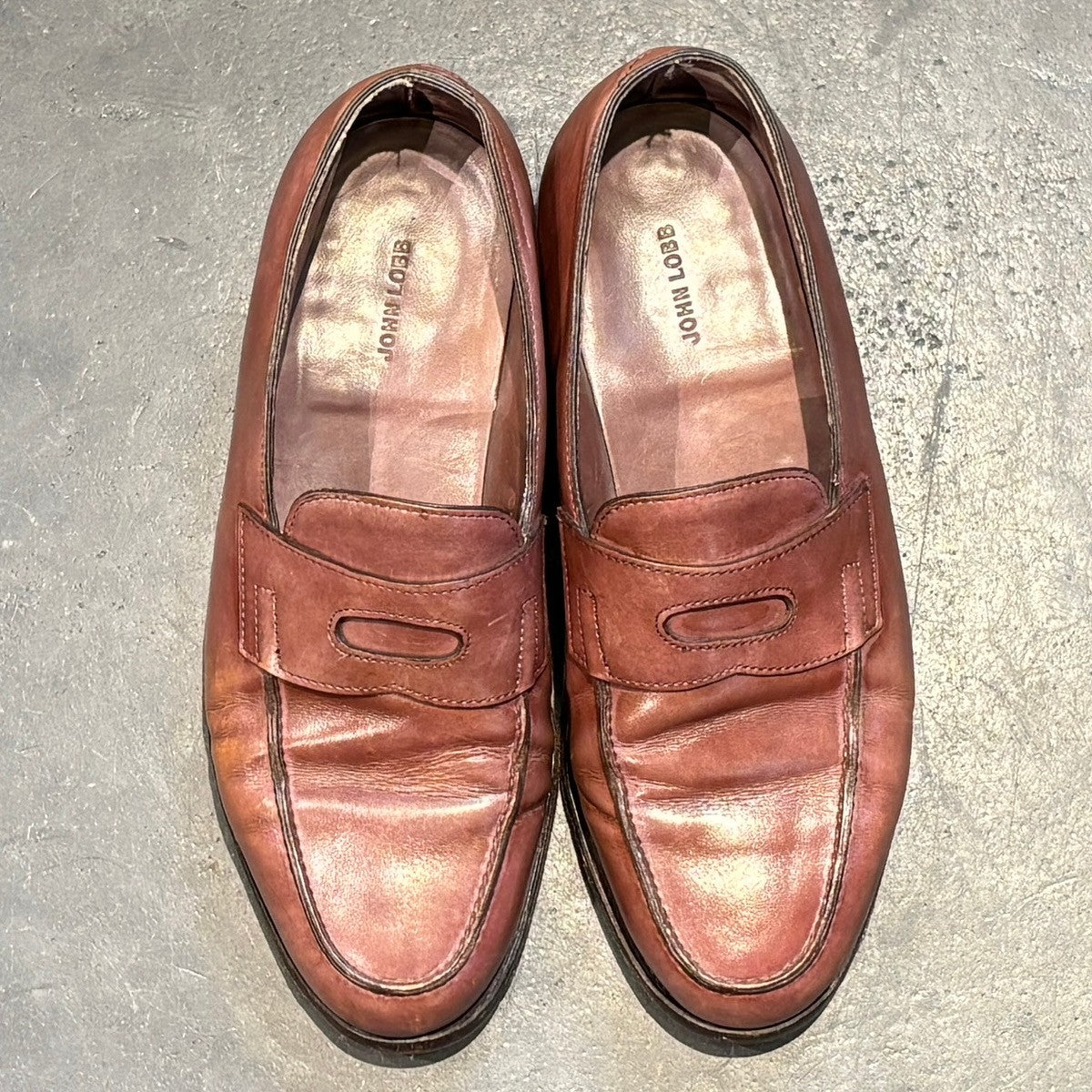 【JOHN LOBB】ジョンロブ ロペス カーフ ブラウン サイズ UK5.5相当 参考定価¥269,500-