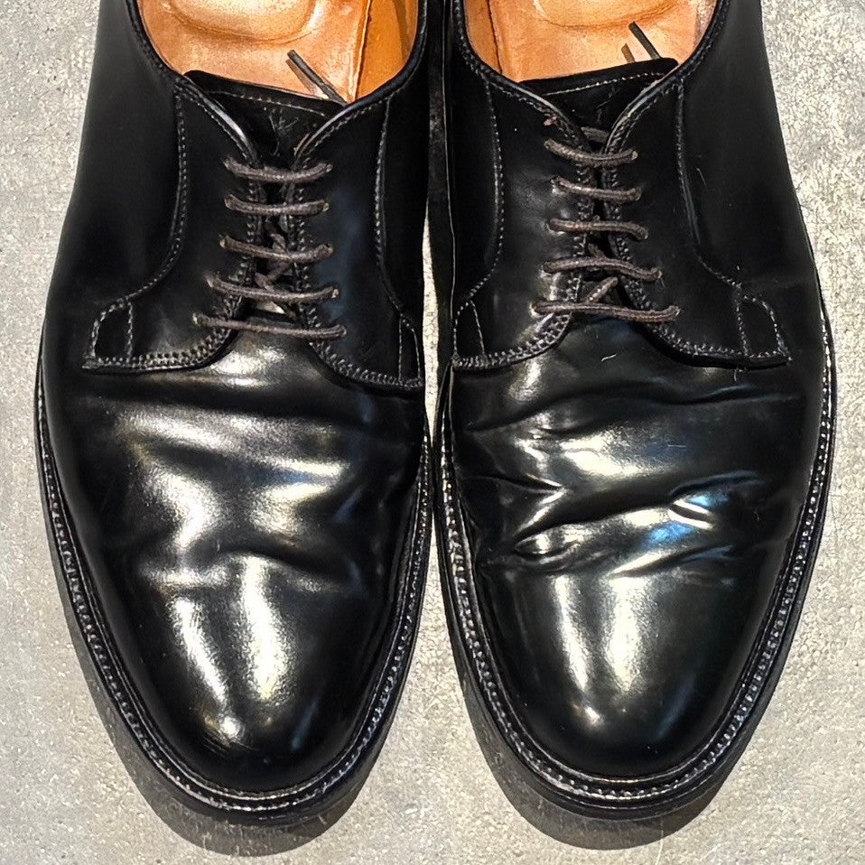 【ALDEN】オールデン レザーシューズ 9901 プレーントゥ コードバン ブラック サイズUS10.5D バリーラスト