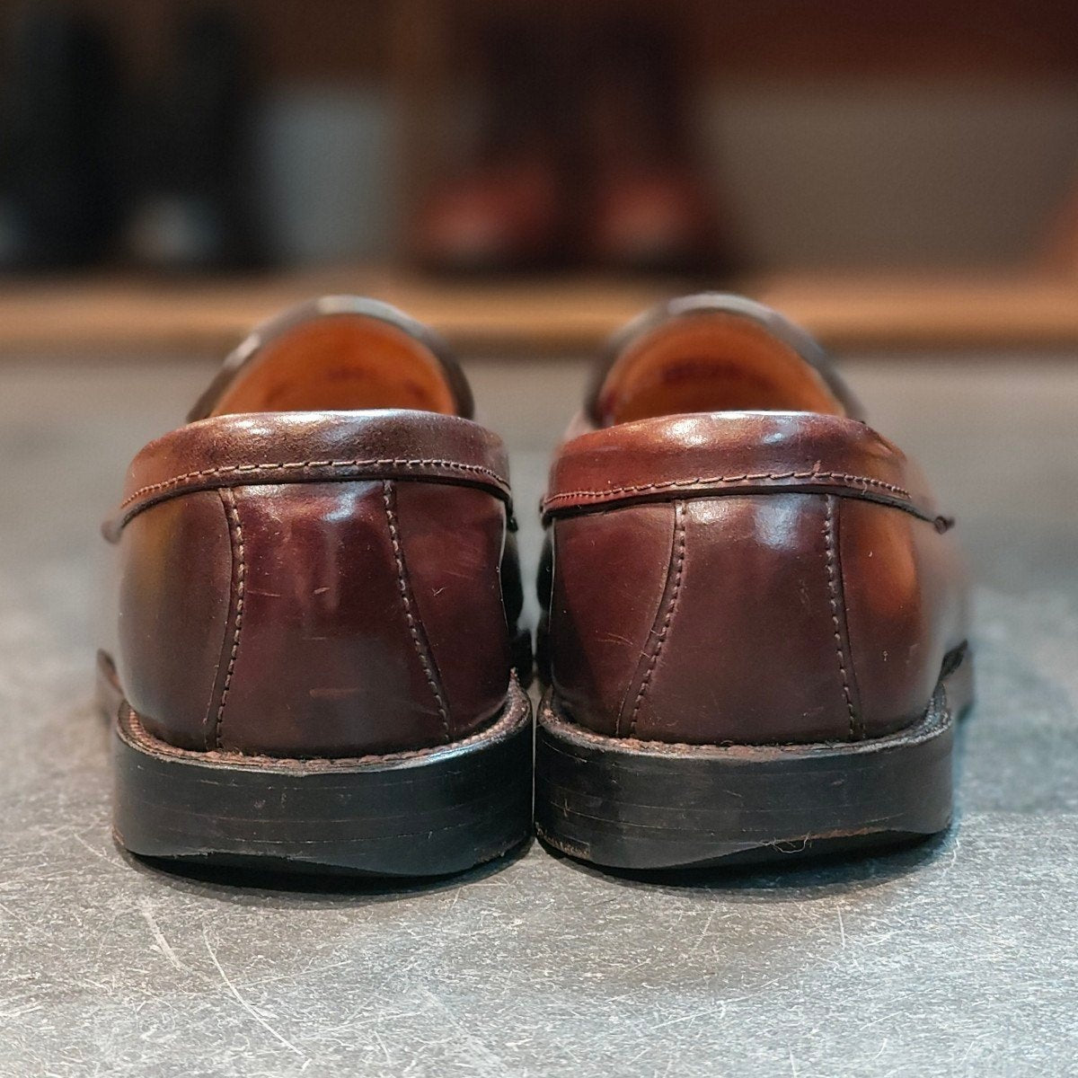 【ALDEN】オールデン 99162 ペニーローファー コードバン ダークバーガンディ サイズ US7D バンラスト 定価¥215,600-