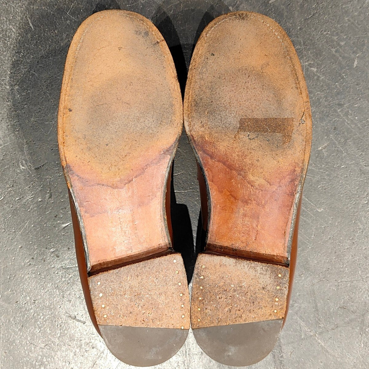 希少 【J.M.WESTON】ジェイエムウエストン 旧旧ロゴ 180 シグニチャーローファー カーフ タンブラウン サイズ UK4D 41ラスト 定価¥151,800-