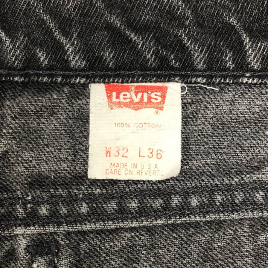 【LEVI’S】リーバイス デニムパンツ ブラック(黒) サイズ W32 L36