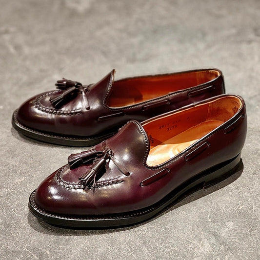希少 極美品 【ALDEN】オールデン ビューティ&ユース別注 3770 タッセルローファー コードバン ダークバーガンディ サイズUS8D アバディーンラスト