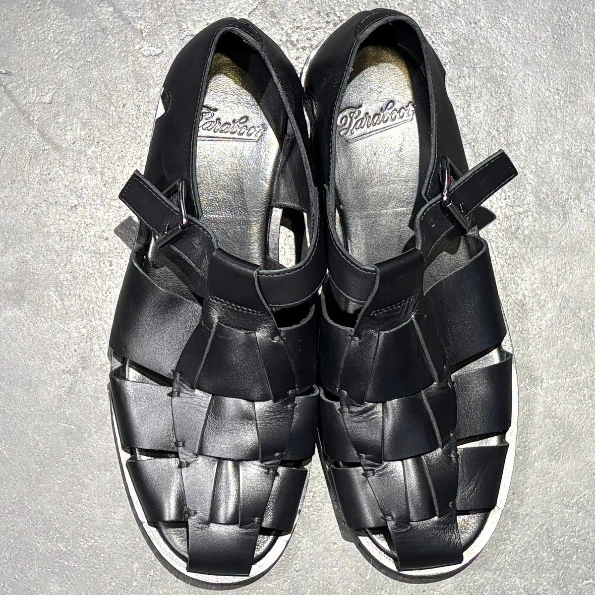 【Paraboot】パラブーツ グルカサンダル パシフィック カーフ ブラック サイズ 44