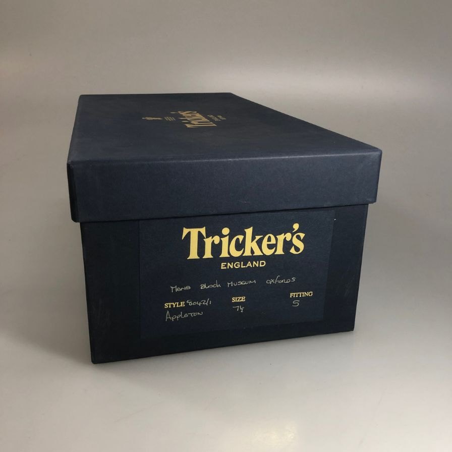【オンライン限定】【Tricker's】トリッカーズ 8042 ビジネスシューズ カーフ ブラック(黒) サイズ 7.5