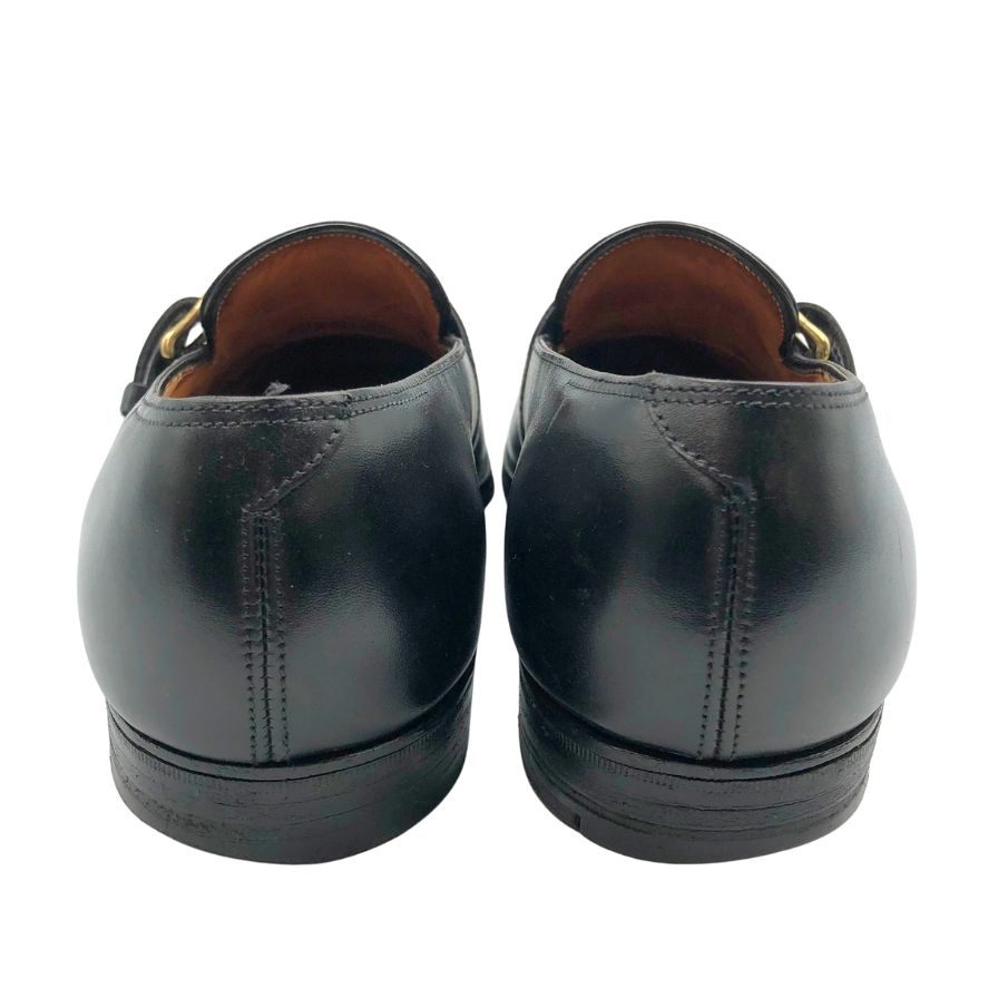 【JOHN LOBB】ジョンロブ Sスタンプ ショー シングルモンク ローファー カーフ ブラック サイズUK5.5E 2410ラスト