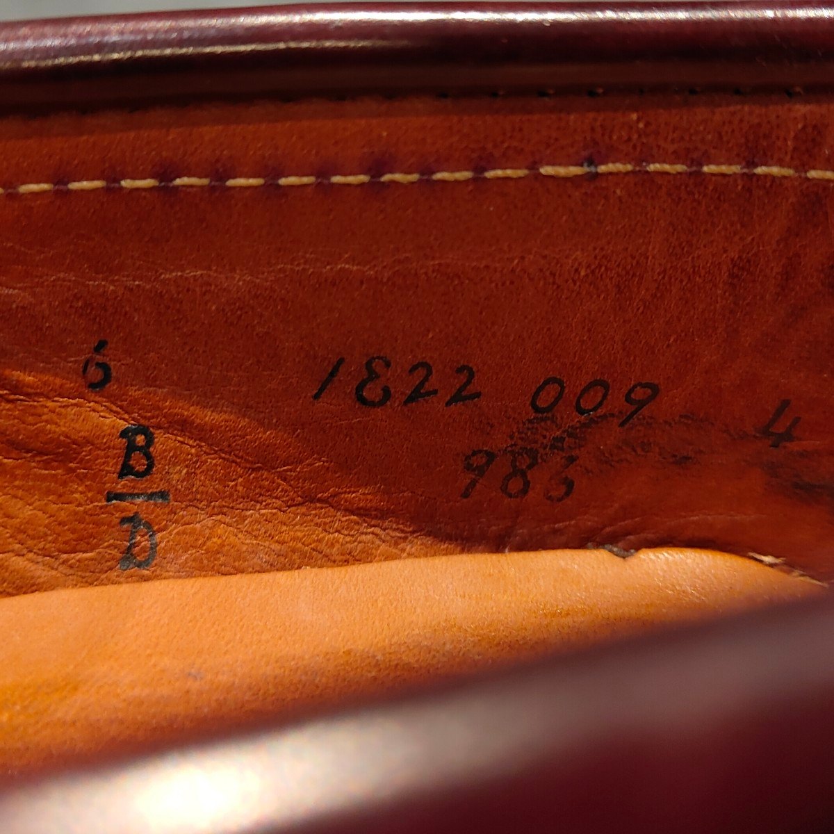 【ALDEN】オールデン 986 ペニーローファ コードバン ダークバーガンディ サイズUS6D バンラスト