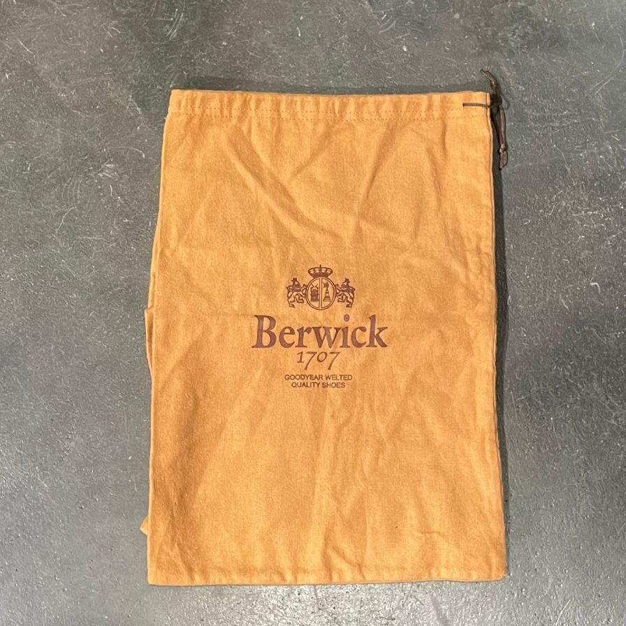 【Berwick1707】バーウィック 3680 プレーントゥ コードバン ブラック サイズ UK6.5