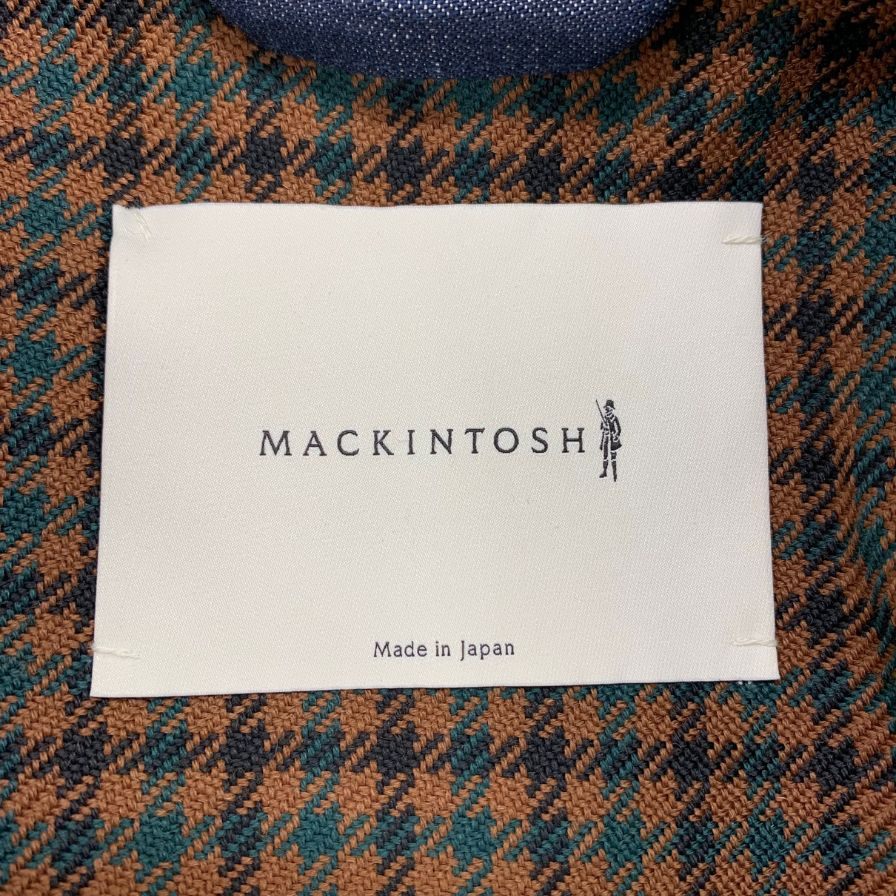 新品未使用【MACKINTOSH 】マッキントッシュ ビームスF別注 デニムトレンチコート モンクトン サイズ38 インディゴ