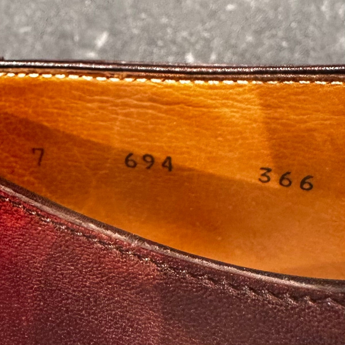 美品【BERLUTI】ベルルッティ 694 366 シングルモンク カーフ バーガンディ サイズ UK7