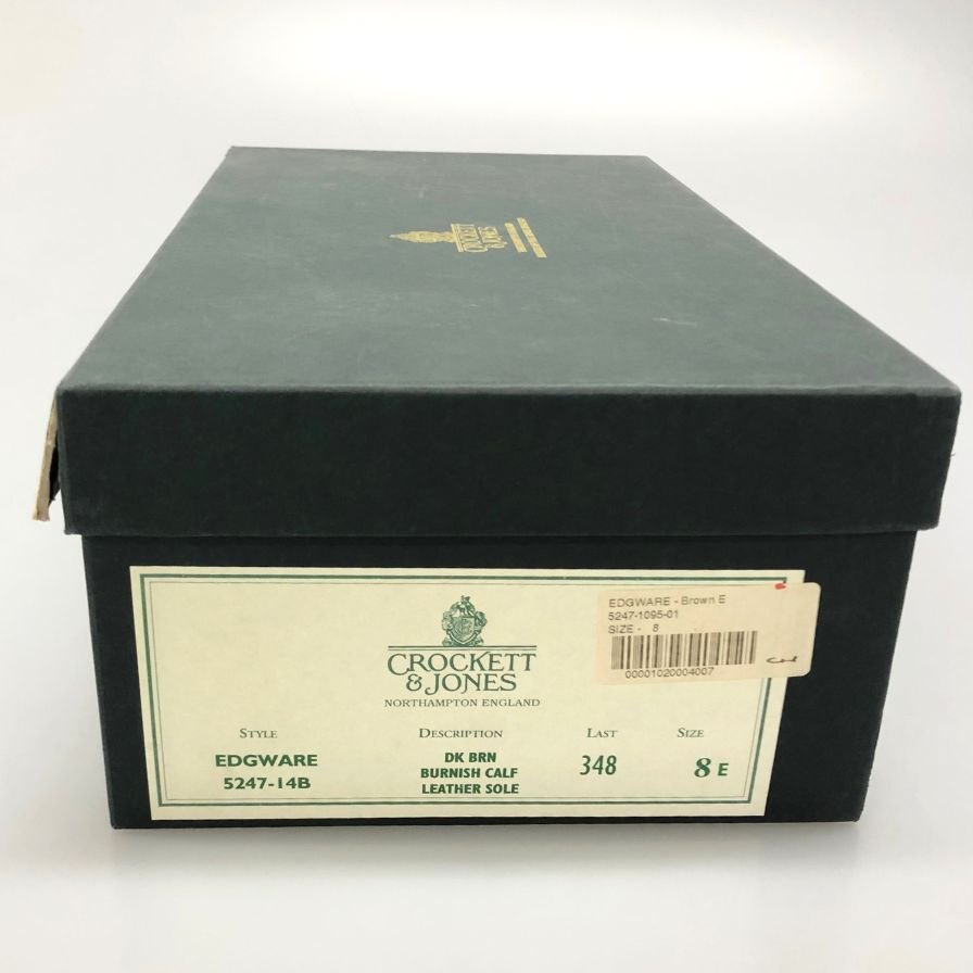 【CROCKETT&JONES】クロケット&ジョーンズ ブラウン(茶系) サイズ UK8E 348ラスト