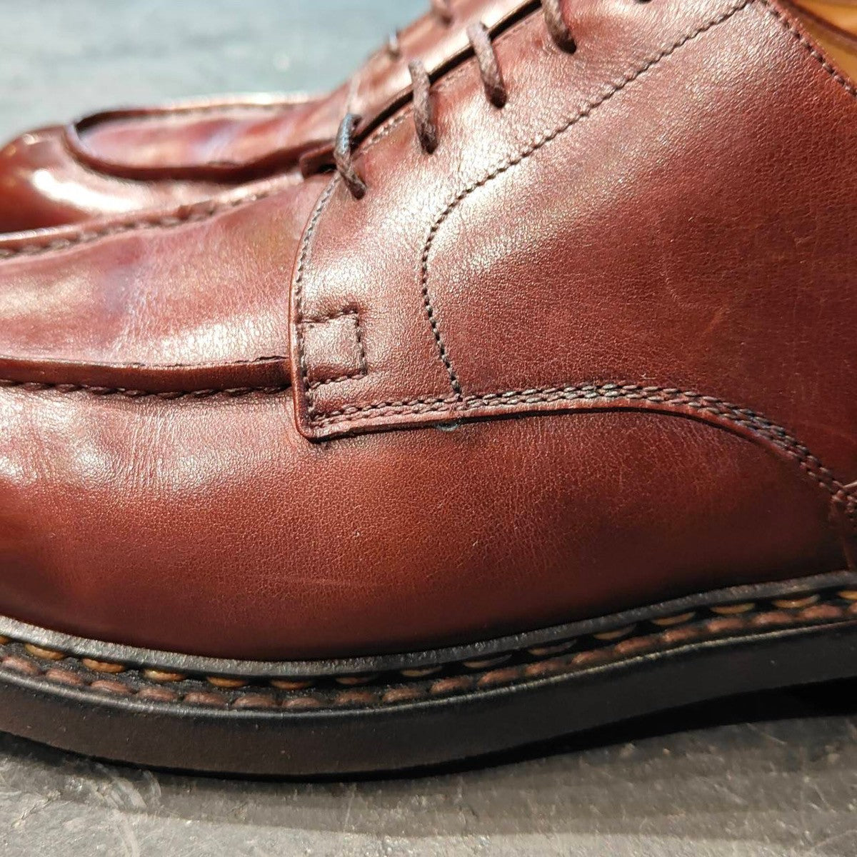 ※タグ欠損【Paraboot】パラブーツ シャンボード Uチップ カーフ ブラウン系 サイズ UK8.5
