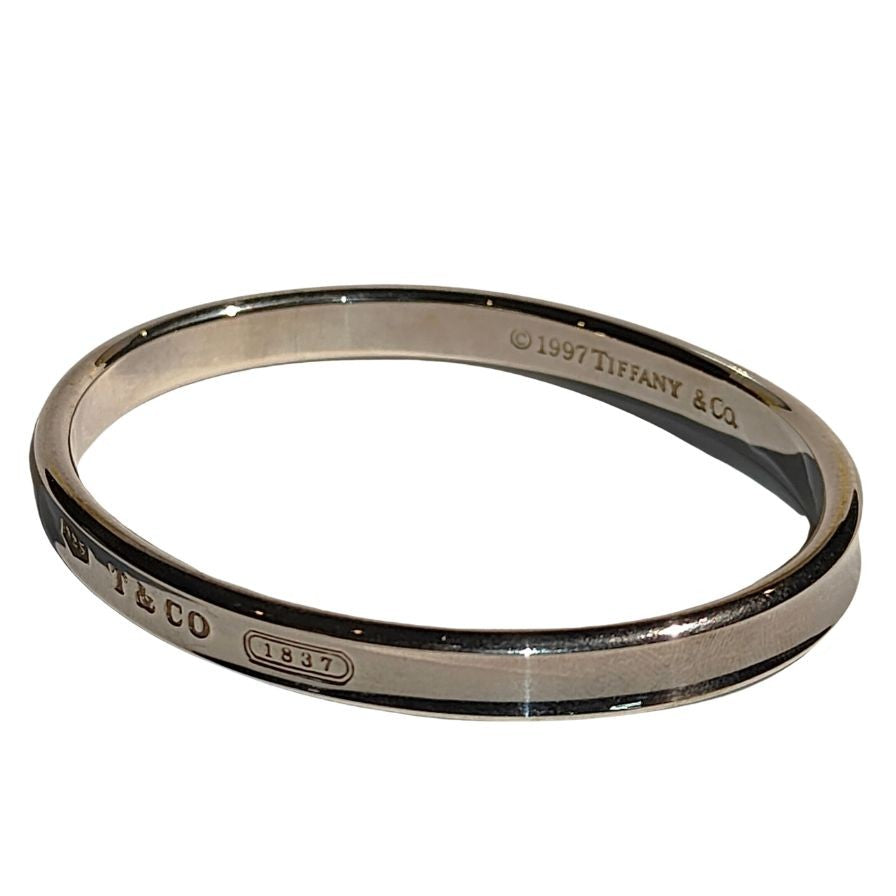 【Tiffany&Co.】ティファニー バングル 1837 ナロー SV925 シルバー レディース