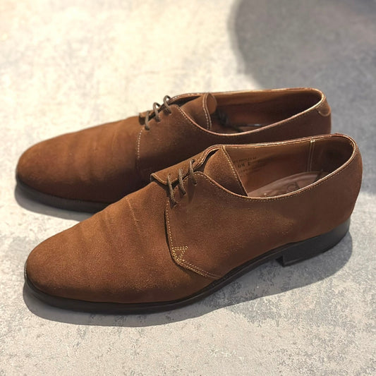 希少【CROCKETT&JONES】クロケット&ジョーンズ ポールスミス別注 DARTMOUTH スエード ブラウン サイズ UK8.5E 366ラスト