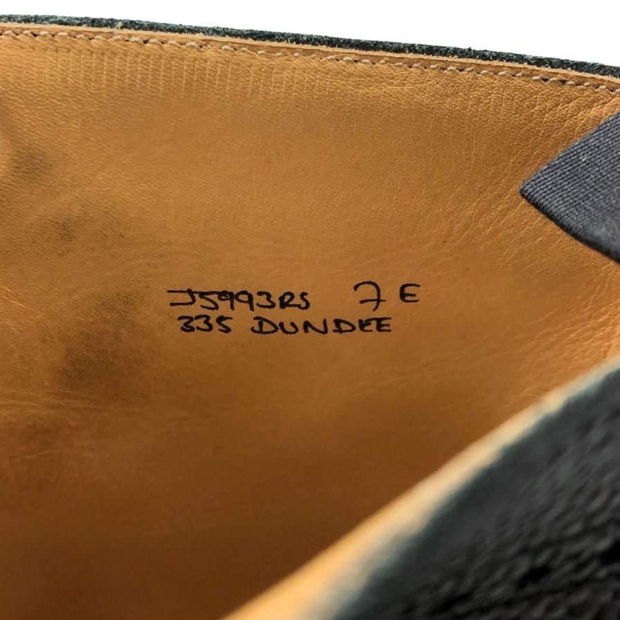 【CROCKETT&JONES】クロケット&ジョーンズ ブーツ ブラック(黒) サイズ 7E 335ラスト