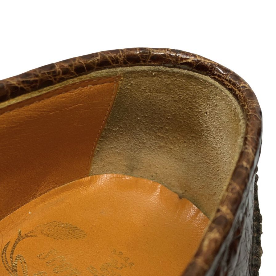 希少 美品 【Scotch Grain】スコッチグレイン ペニーローファー 海亀 ブラウン サイズ 25EE