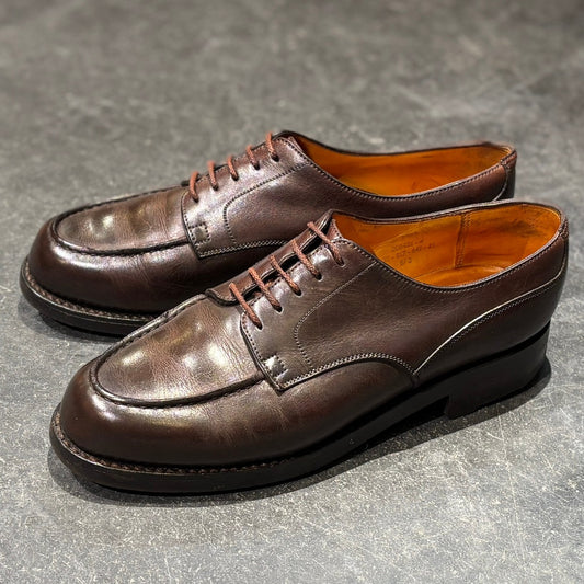 【J.M.WESTON】ジェイエムウエストン レザーシューズ 641 ゴルフ Uチップ ノヴァカーフ ブラウン サイズUk5.5D 31ラスト