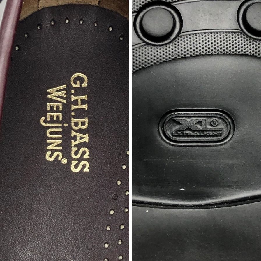 新品未使用 【G.H.Bass&Co. 】 ジーエイチバス 11610A ローファー ハイシャインレザー バーガンディ サイズ US8 定価¥38,500-