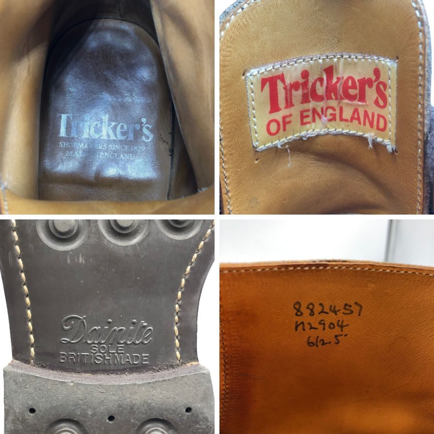 【Tricker’s】トリッカーズ M2904 ブーツ ブラウン(茶系) サイズ 6ハーフ ラスト