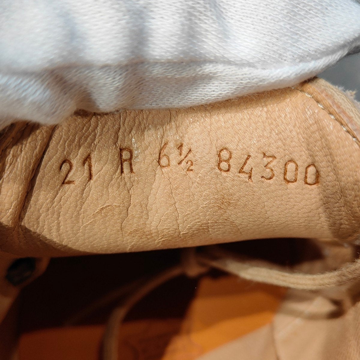 使用数回【Paraboot】パラブーツ シメイ Uチップ スエード ベージュ サイズ UK6.5 参考定価¥96,800-