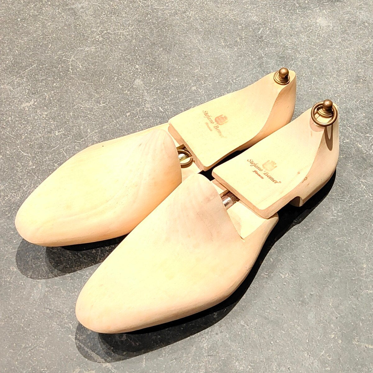 希少 美品【Stefano Bemer】ステファノベーメル セミブローグ カーフ ブラウン サイズ40