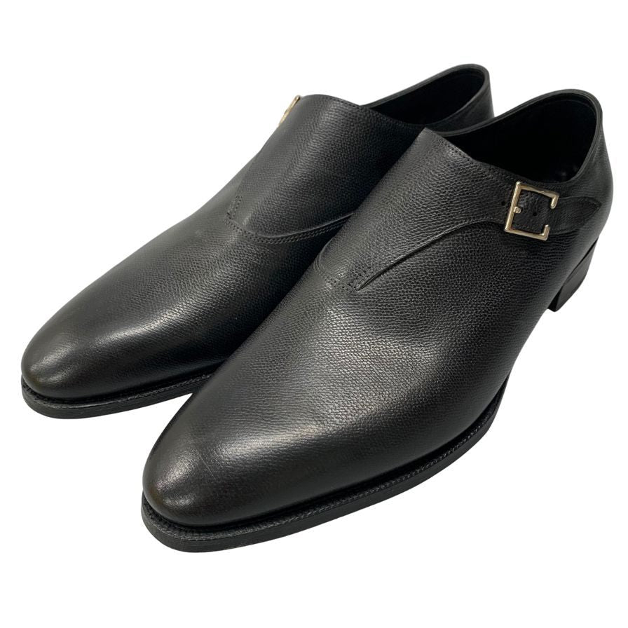 新品未使用【JOHN LOBB】ジョンロブ コースト シングルモンク グレインレザー ブラック サイズUK10.5E 7000ラスト