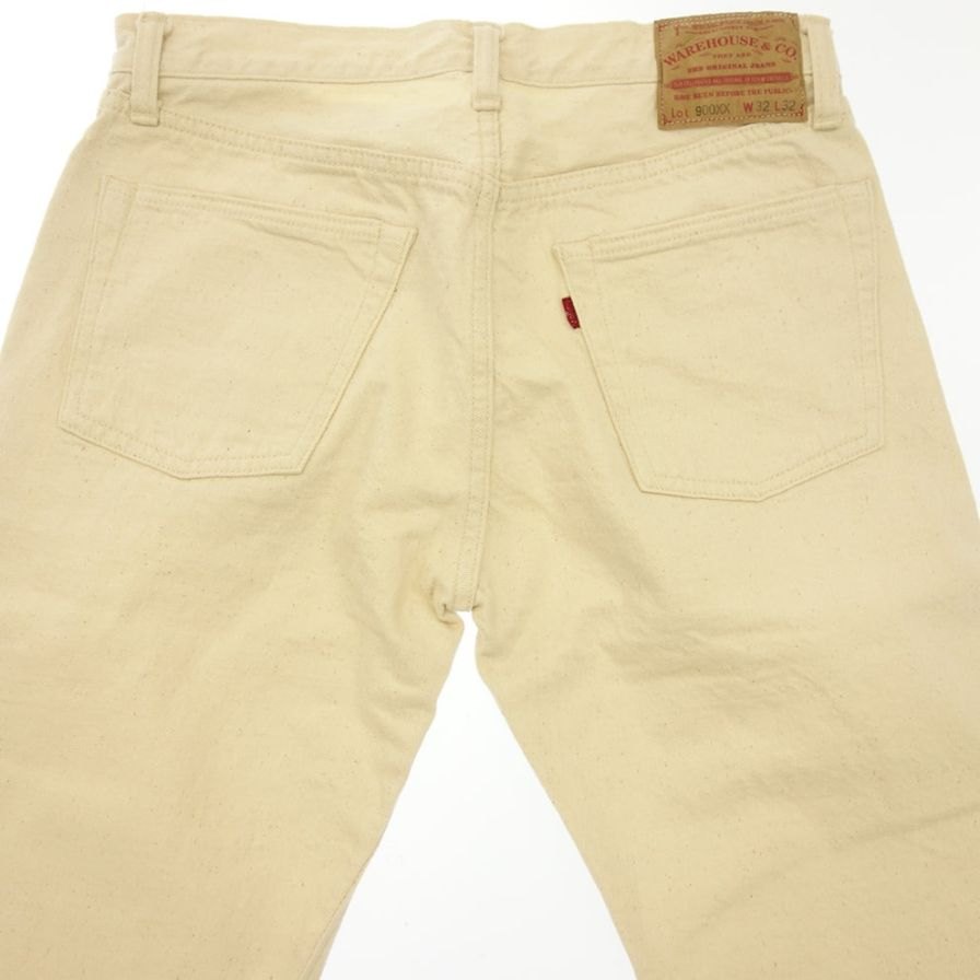 【WAREHOUSE&CO.】ウェアハウス デニムパンツ ベージュ サイズ 32