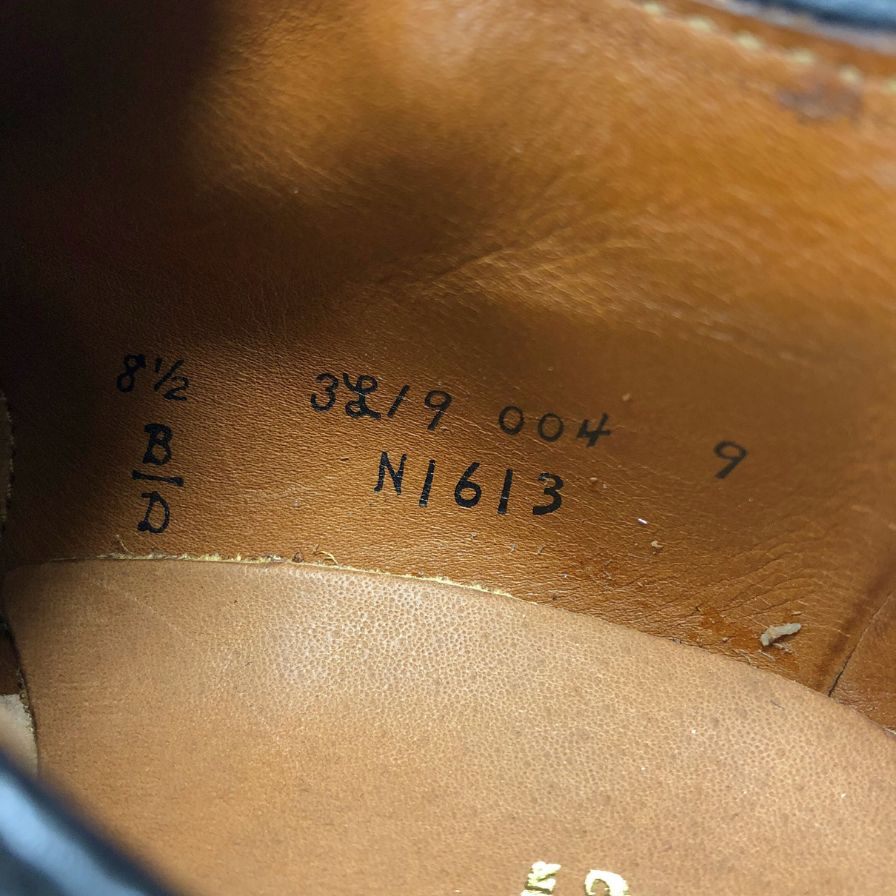 新品未使用【ALDEN】オールデン N1613 モックトゥ グレインレザー ブラック サイズ8.5D モディファイドラスト