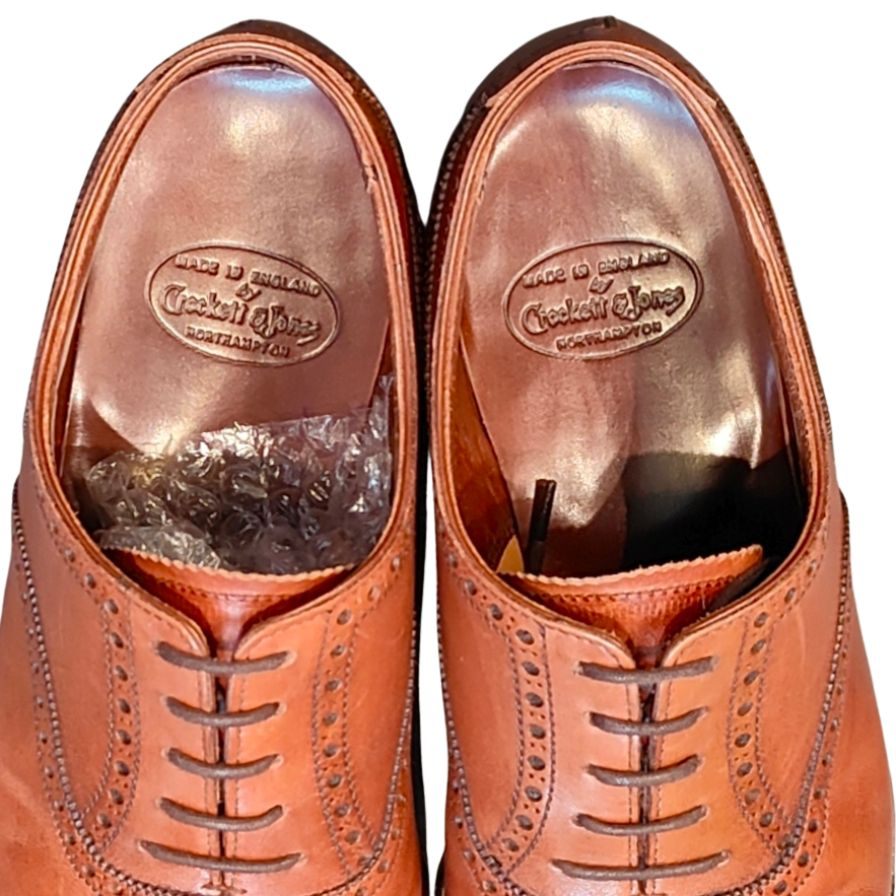 【Crockett&Jones WELBECK】クロケット&ジョーンズ ビジネスシューズ ブラウン(茶系) サイズ 5E ラスト
