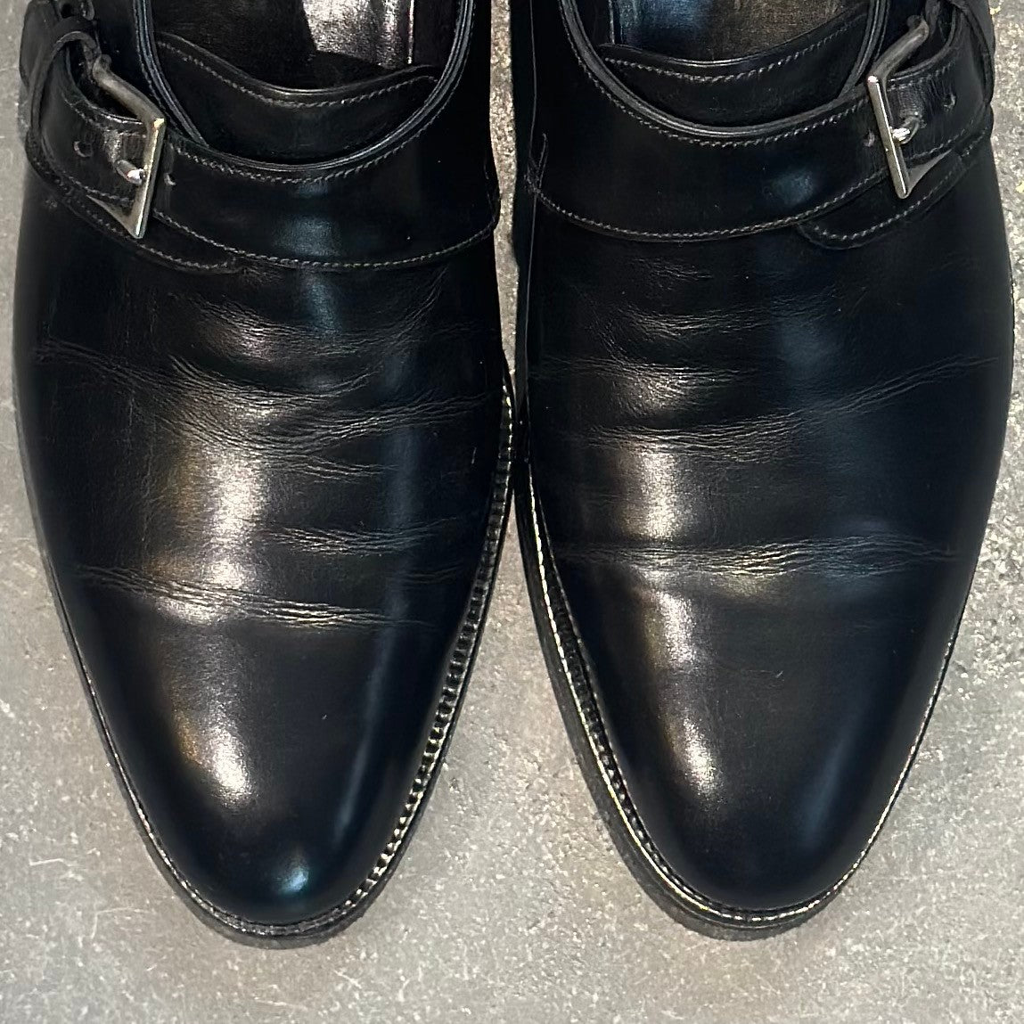 極美品【JOHN LOBB】ジョンロブ MATTA2 シングルモンクストラップ カーフ ブラック サイズ UK6D 7000ラスト