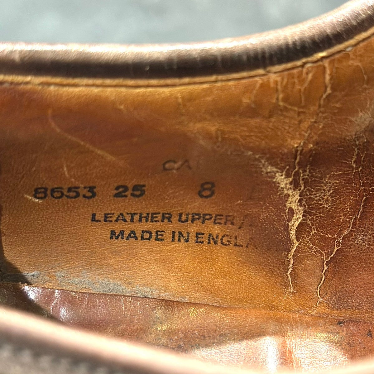 【Crockett & Jones】クロケット&ジョーンズ カーディガン ウイングチップ スエード ブラウン サイズ8E 335ラスト