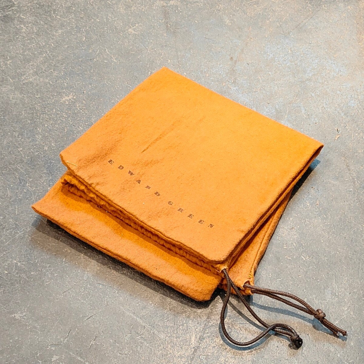 希少 新品未使用 【EDWARD GREEN】エドワードグリーン MADEBYロゴ旧工場製 プレーントゥ グレインレザー ブラウン サイズUK8D 33ラスト