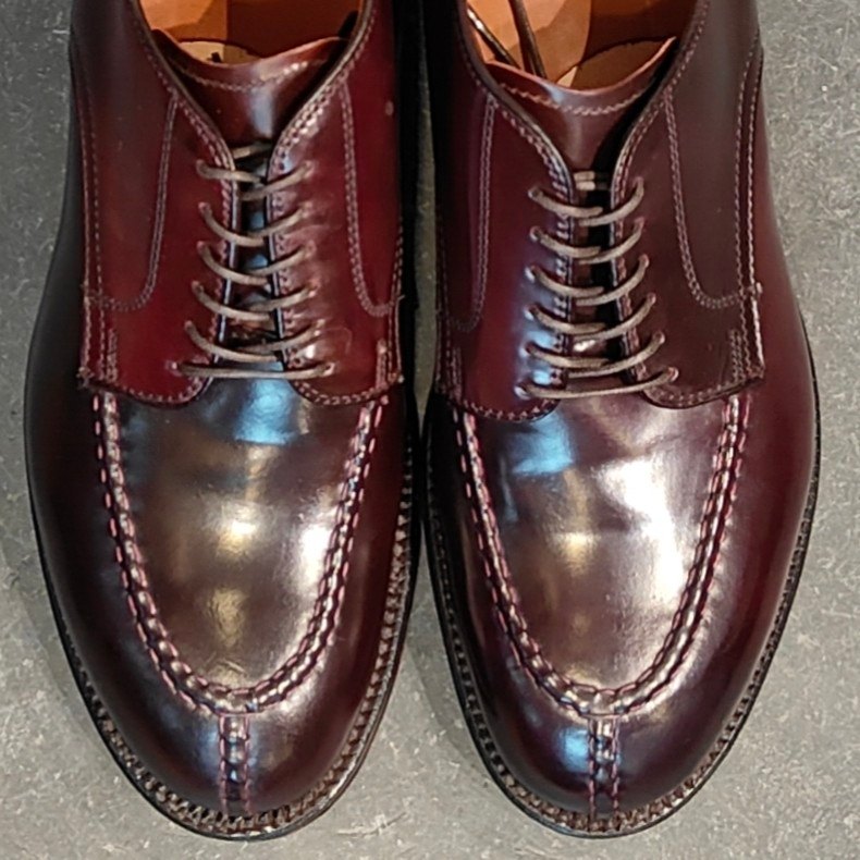 希少 新品未使用【ALDEN】オールデン リジェクト品 54038 NST Uチップ コードバン ダークバーガンディ サイズUS8.5D モディファイドラスト