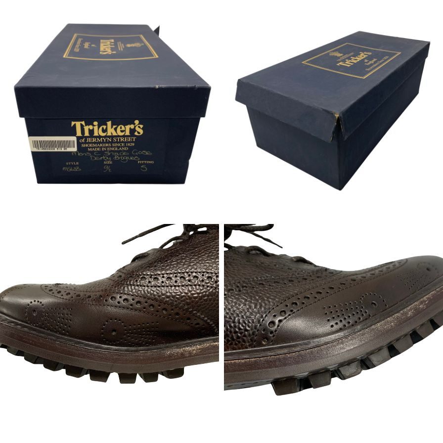 【Tricker'】トリッカーズ M6399 ビジネスシューズ カーフ ブラウン(茶系) サイズ 9 ラスト