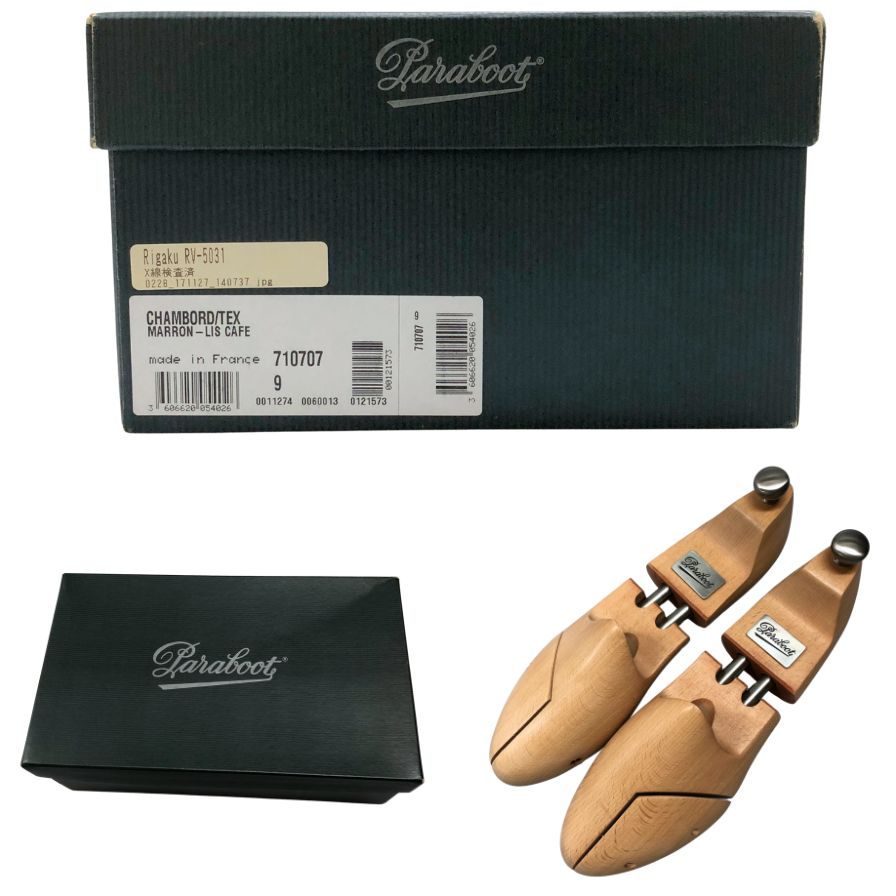 【Paraboot】パラブーツ ビジネスシューズ カーフ ブラウン サイズ UK9 ラスト