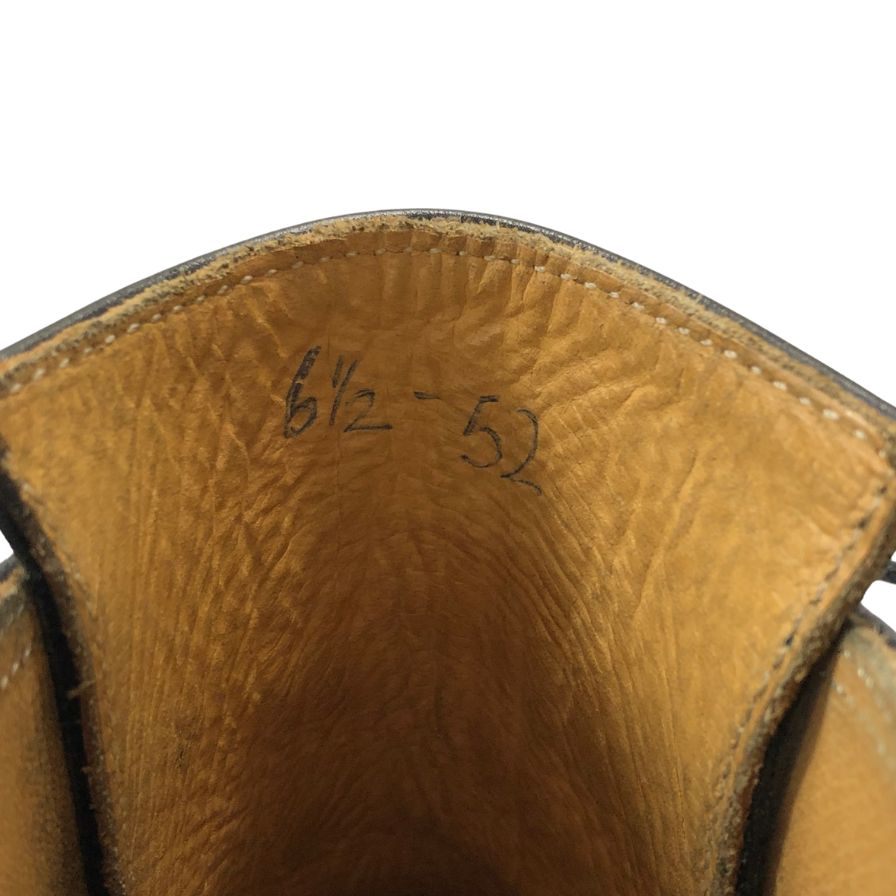 【Schnieder Boots】シュナイダーブーツ 52 ブーツ カーフレザー ブラック(黒) サイズ 6.5 ラスト