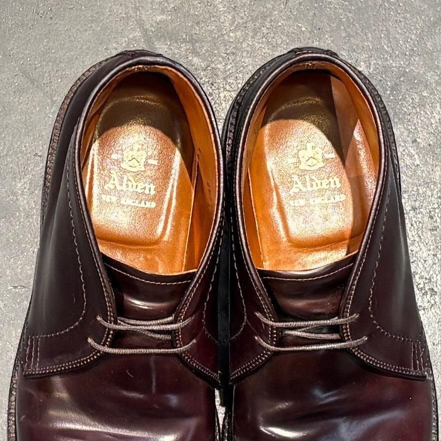 【ALDEN】オールデン チャッカブーツ 1339 コードバン ダークバーガンディ サイズUS9D バリーラスト 参考定価¥216,700-