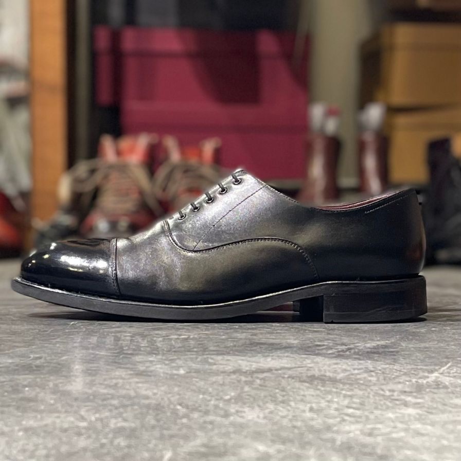 【PARABOOT】パラブーツ クレマンソー ストレートチップ カーフ ブラック サイズ UK8