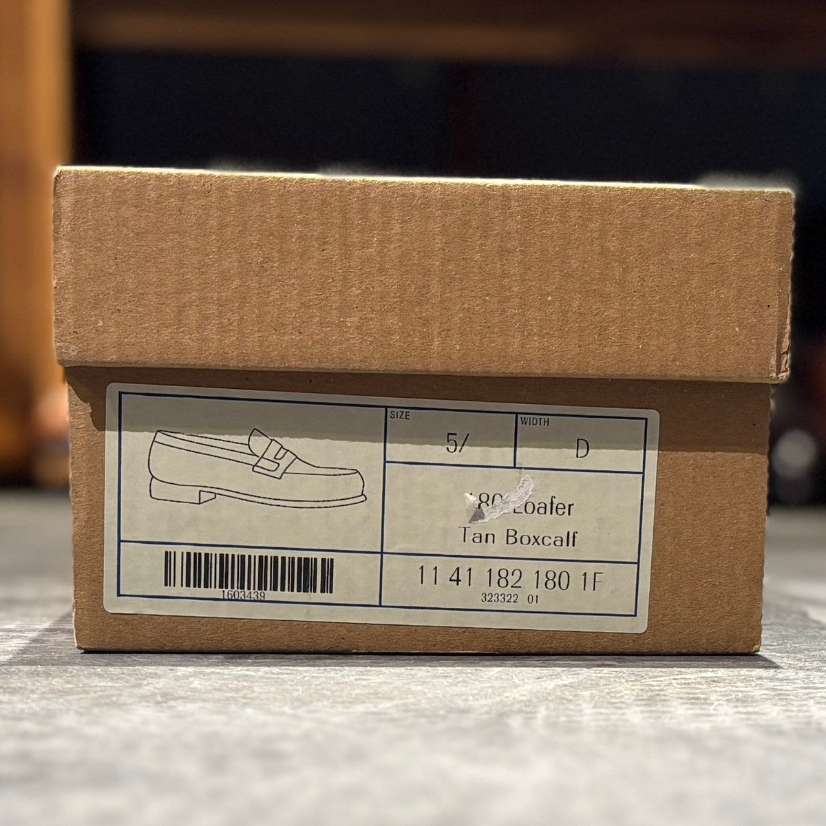 【J.M.WESTON】ジェイエムウエストン 180 シグニチャーローファー ボックスカーフ ブラウン サイズUK5.5D 41ラスト 参考定価¥156,200-