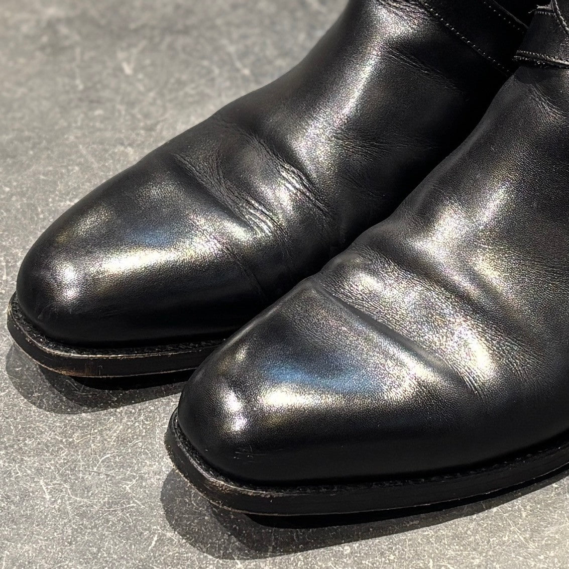 【F.LLI GIACOMETTI】フラテッリ ジャコメッティ ジョッパーブーツ FG337 カーフ ブラック サイズ 39