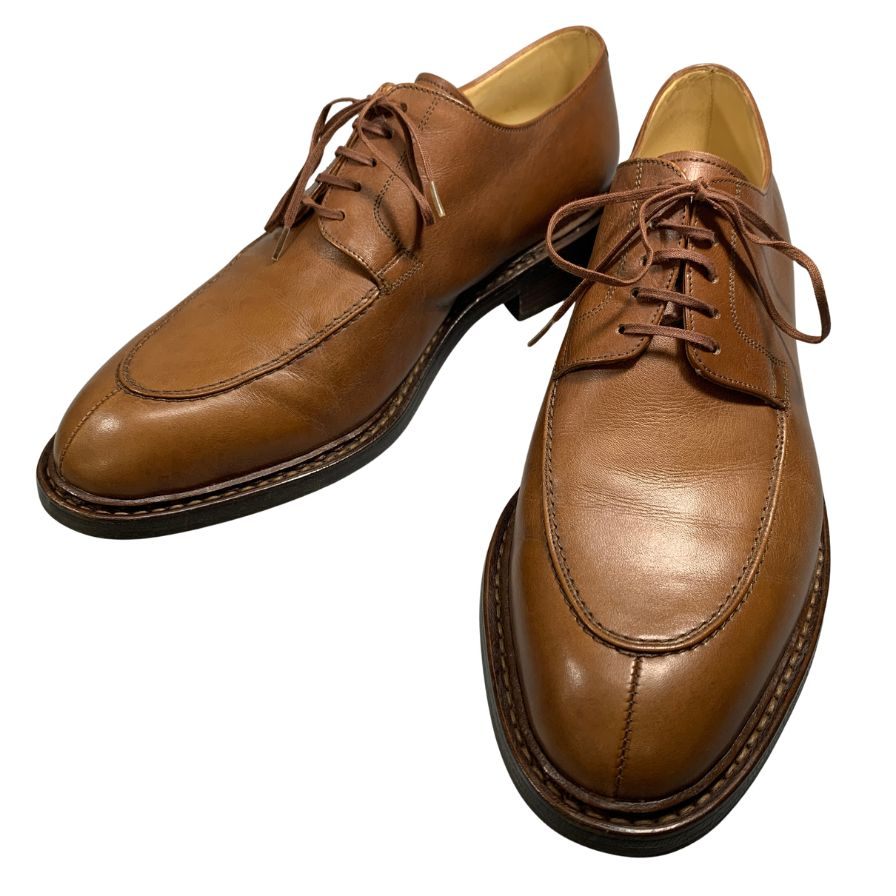 PARABOOT】パラブーツ レザーシューズ Uチップ ルソー マロン メンズ