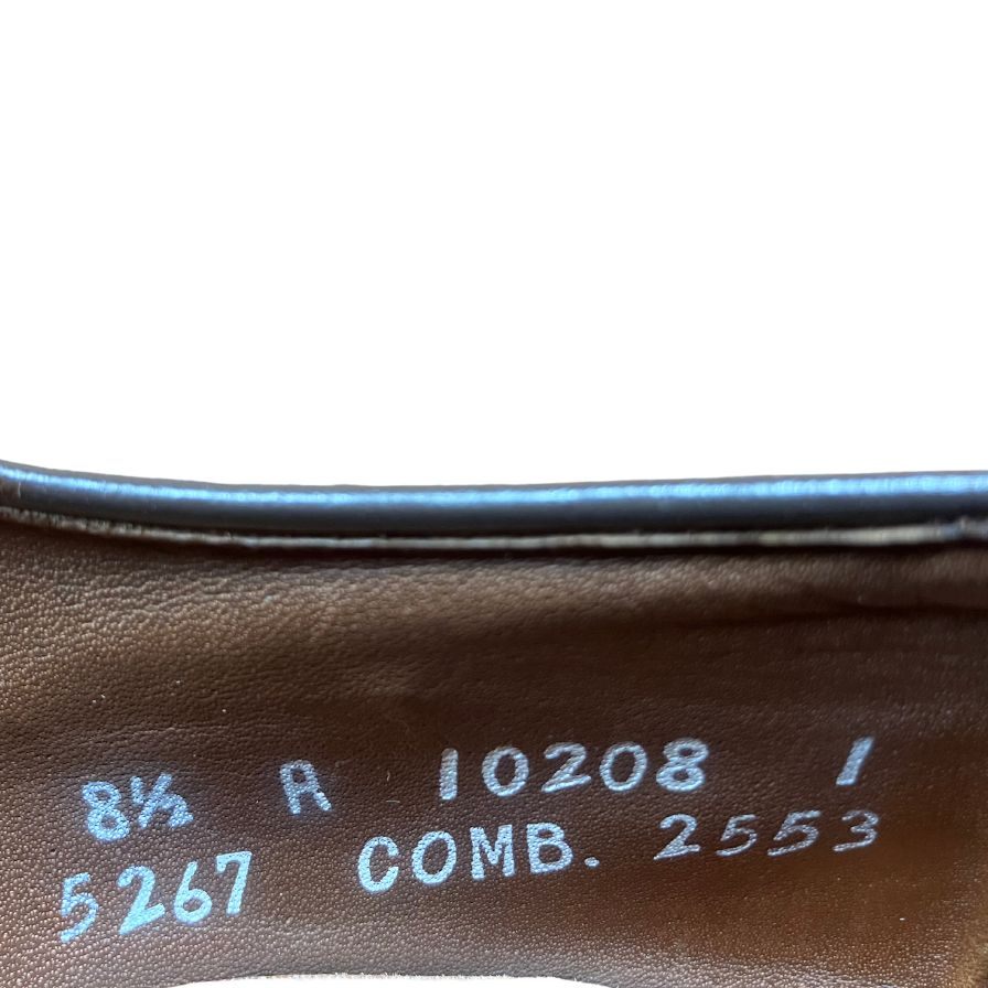 【Allen Edmonds】アレンエドモンズ サンフォード 90年代 5267 セミブローグ オークアニリンカーフ ブラウン サイズ US8.5A