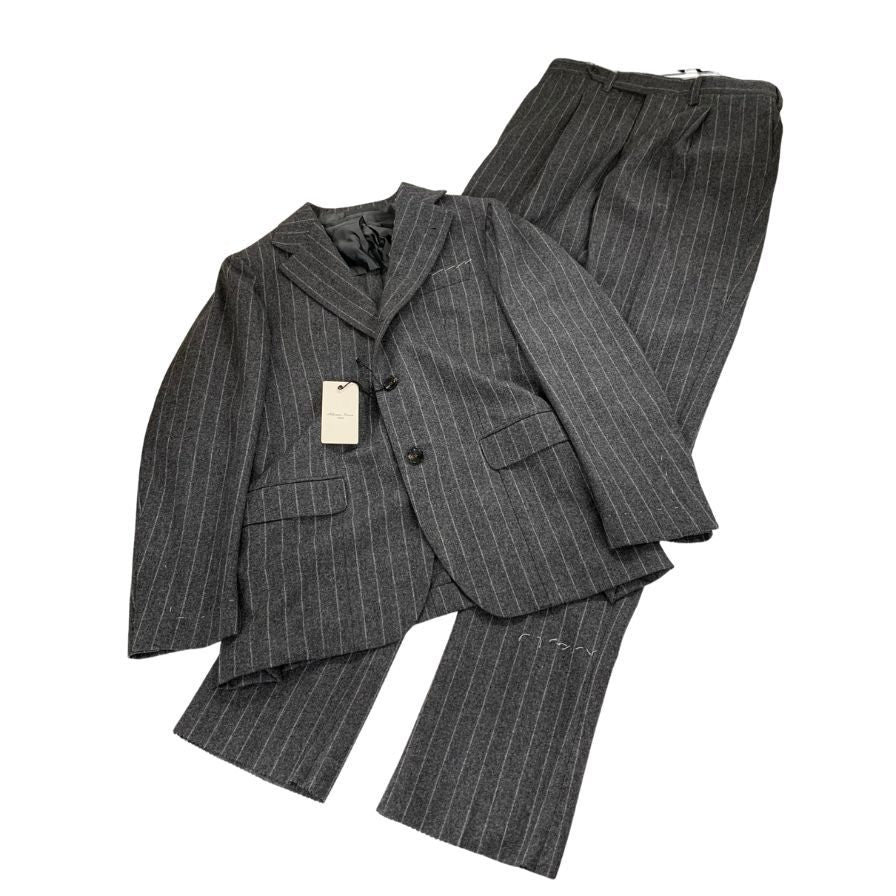 新品未使用【Alfonso Sirica】アルフォンソ シリカ 3Bシングルスーツ グレー ウール サイズ 46