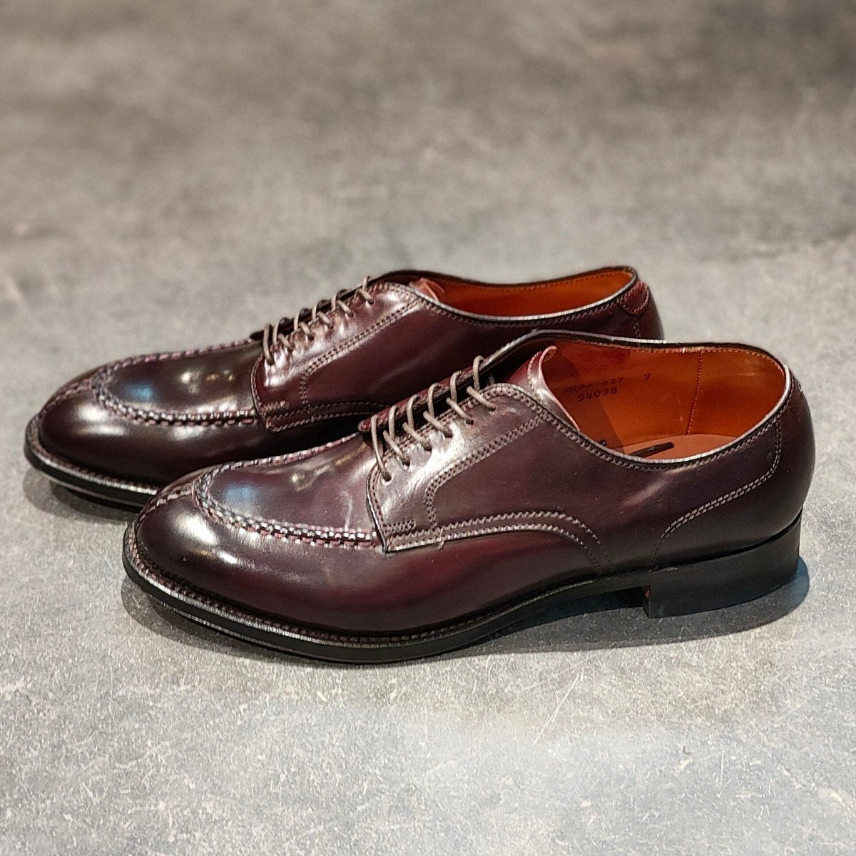 希少 新品未使用【ALDEN】オールデン リジェクト品 54038 NST Uチップ コードバン ダークバーガンディ サイズUS8.5D モディファイドラスト