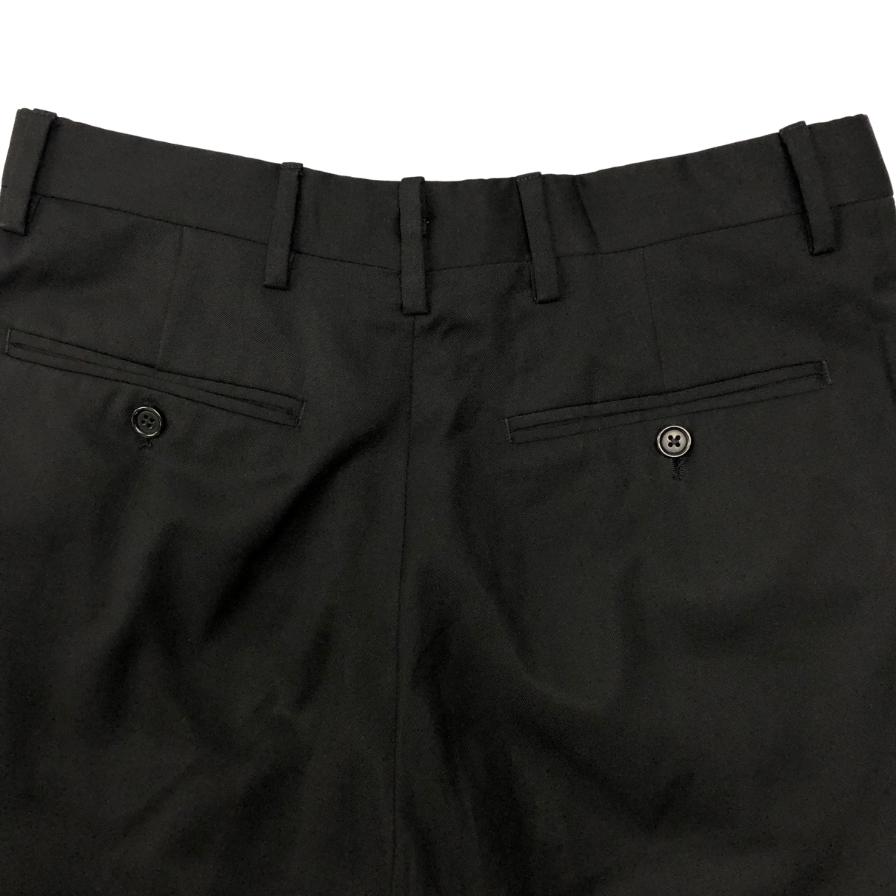 【Polo Ralph Lauren】ポロラルフローレン スラックス イタリア製 ウール サイズ36 ブラック