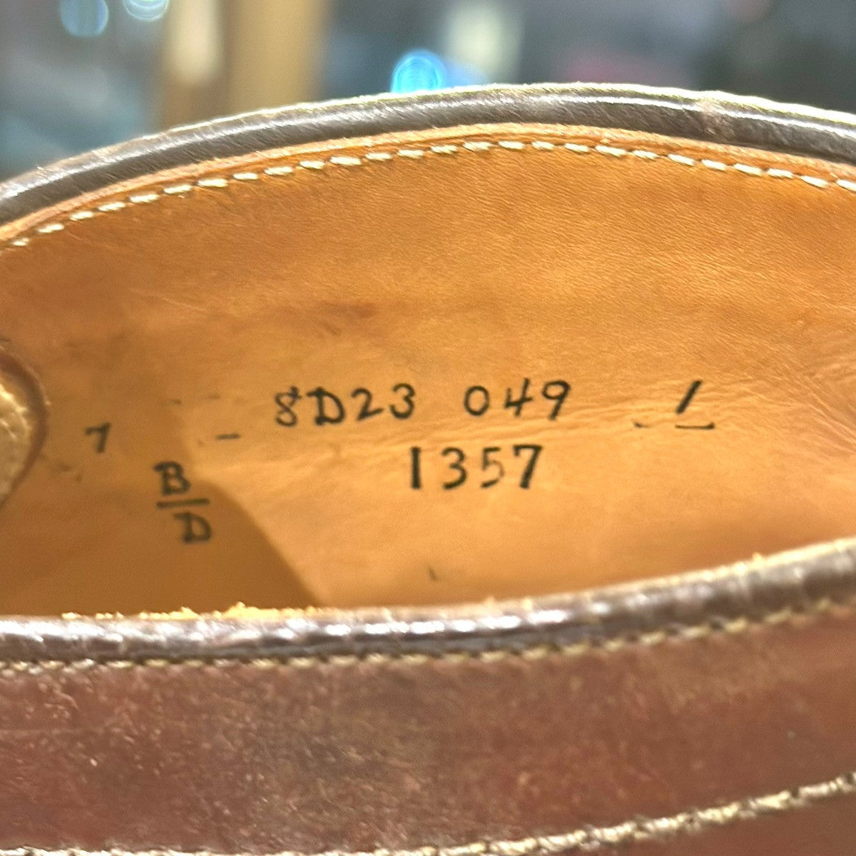 【Alden】オールデン 1357 チャッカブーツ プレーントゥ コードバン ブラウン サイズUS7D バリーラスト